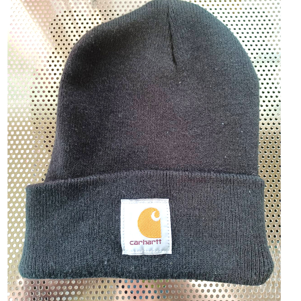 Carhartt Black Fold Over Beanie